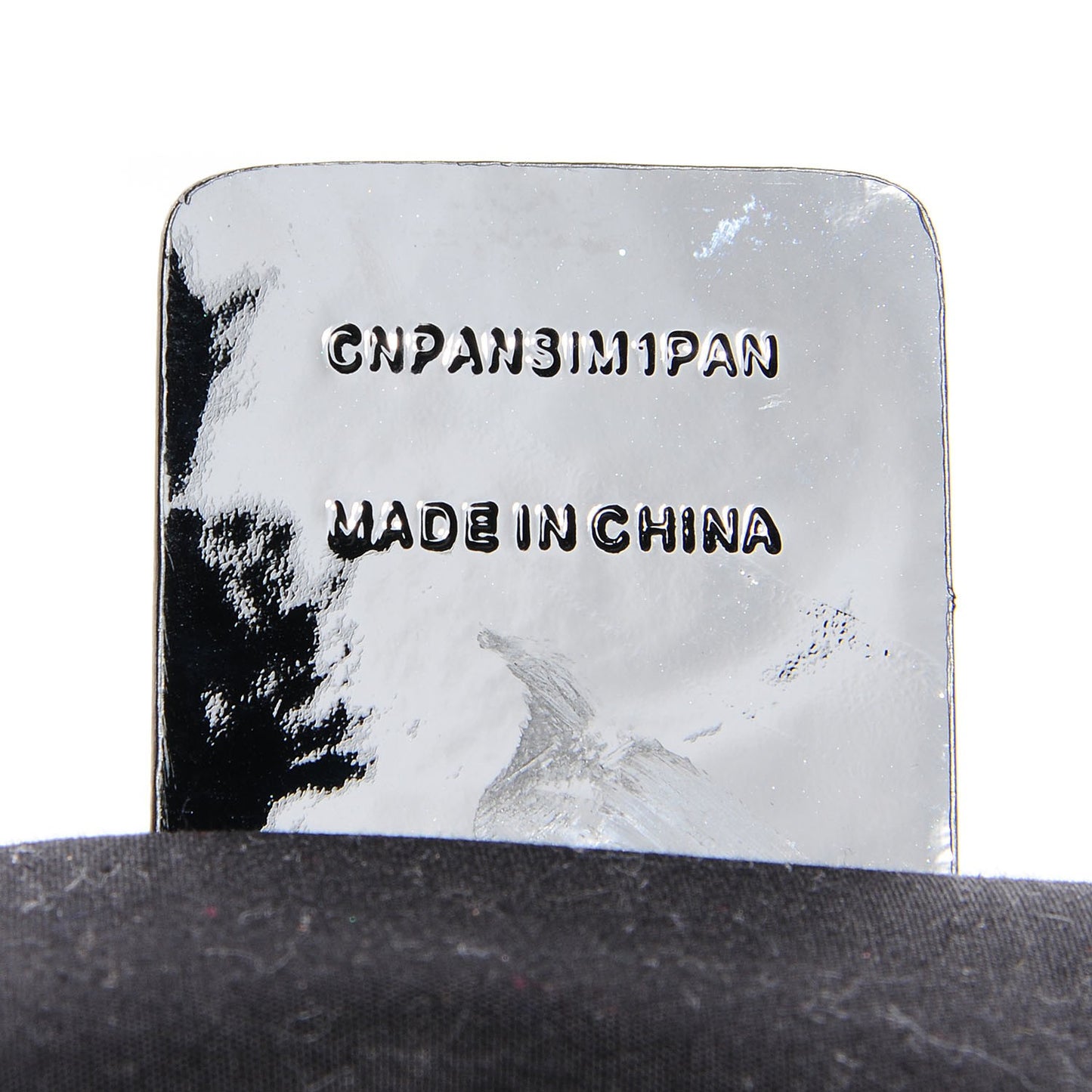 Patent Trim Patchwork Check Tote Black