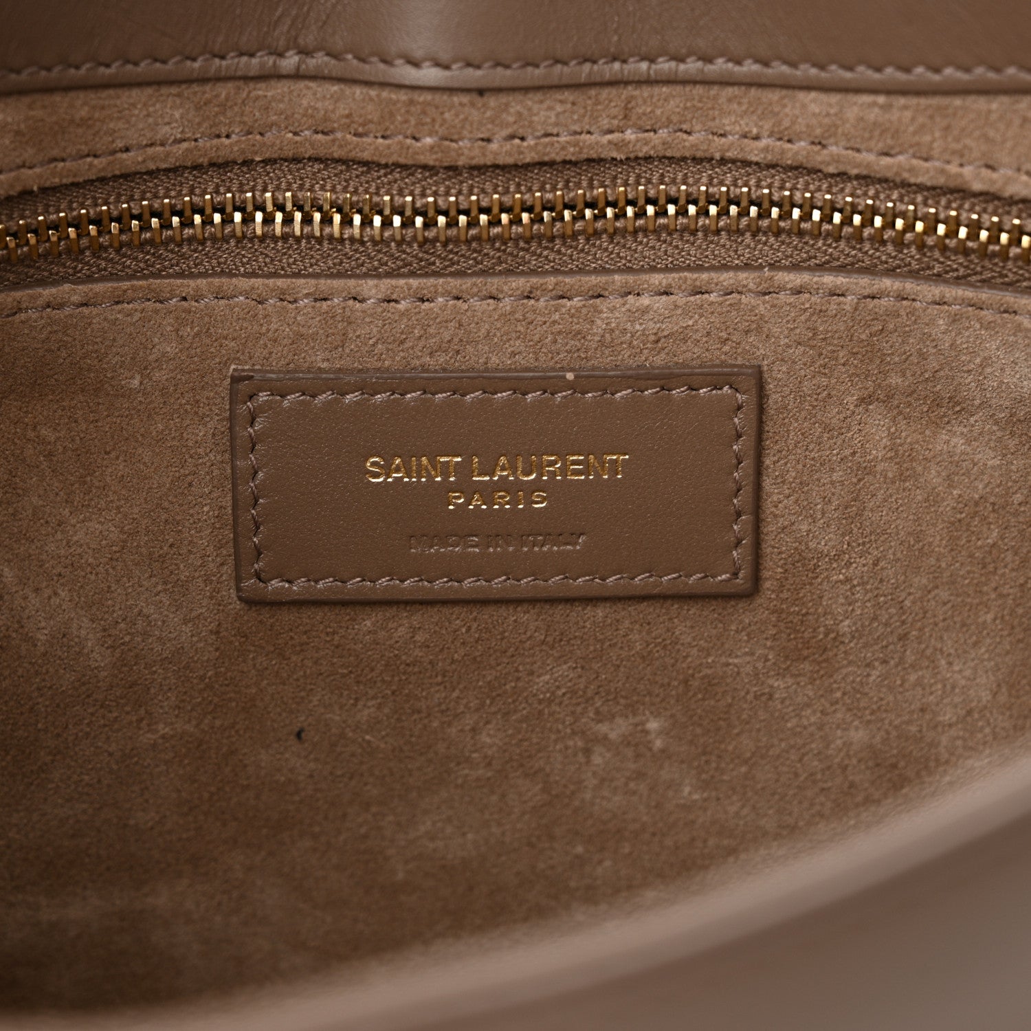 Saint Laurent Smooth Calfskin Le 5 A 7 Hobo Taupe 6 of 14