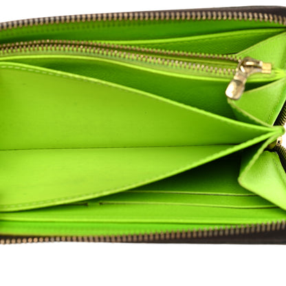 Louis Vuitton Monogram Graffiti Zippy Wallet Green 6 of 21