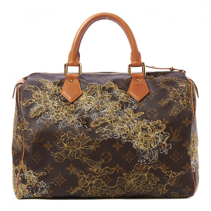 Louis Vuitton Monogram Dentelle Speedy 30 Gold 1 of 9