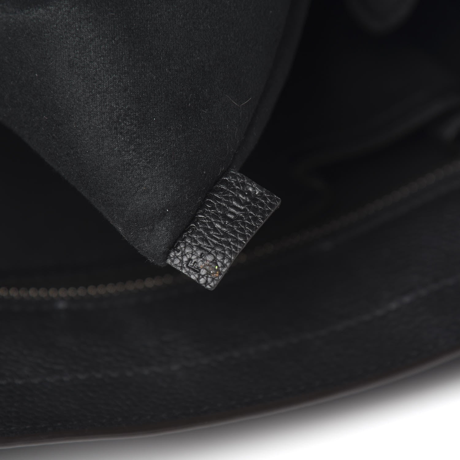 Celine Drummed Calfskin Shoulder Luggage Black 6 of 11