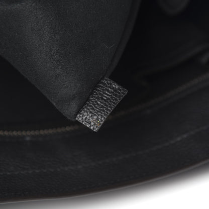 Celine Drummed Calfskin Shoulder Luggage Black 6 of 11