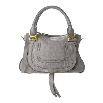 Chloe Calfskin Medium Marcie Satchel Cashmere Grey 1 of 9