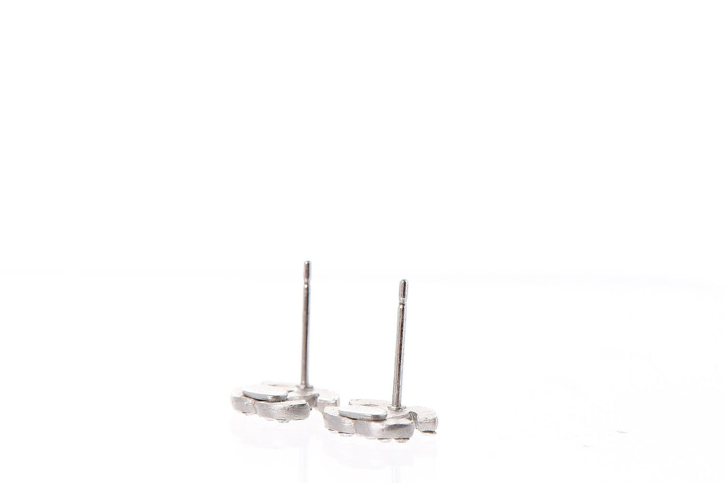 Crystal Mini Timeless CC Earrings Silver