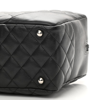 Chanel Calfskin Quilted Large Cambon Bowler Black 10 of 11