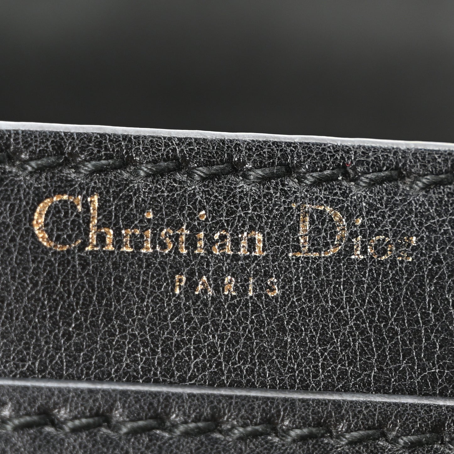 Calfskin J'Adior Chain Flap Bag Black