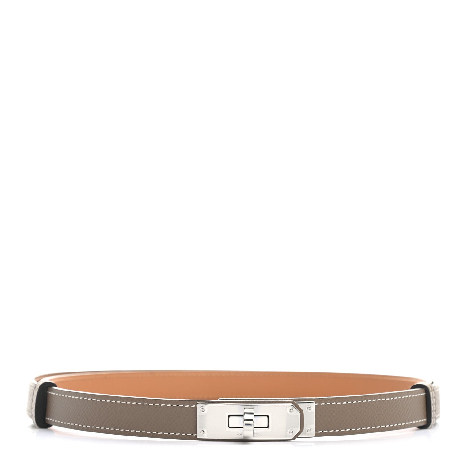 Hermes Epsom Kelly Belt Etoupe 1 of 3