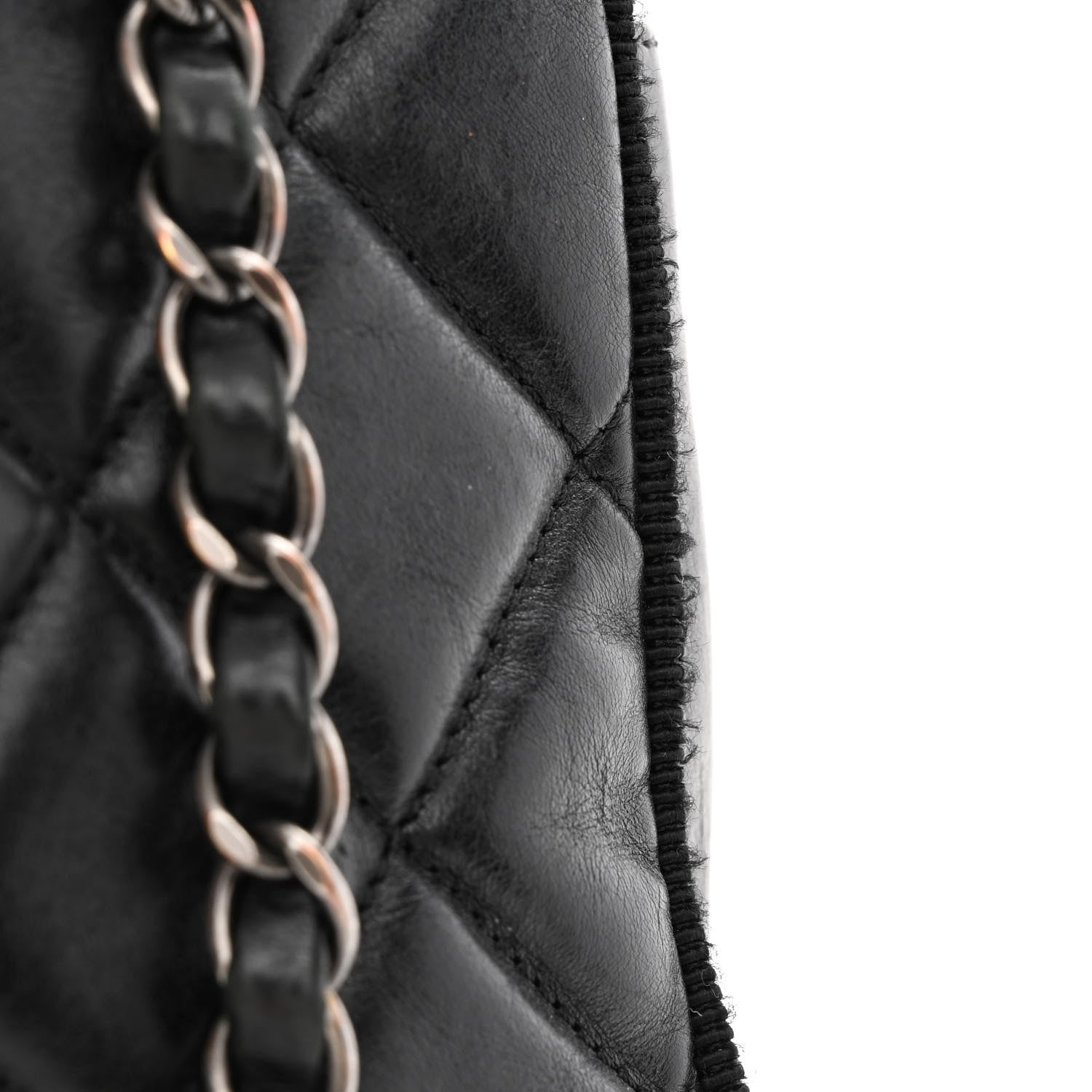 Chanel Calfskin Quilted Small Ballerine Camera Case Black 14 of 18
