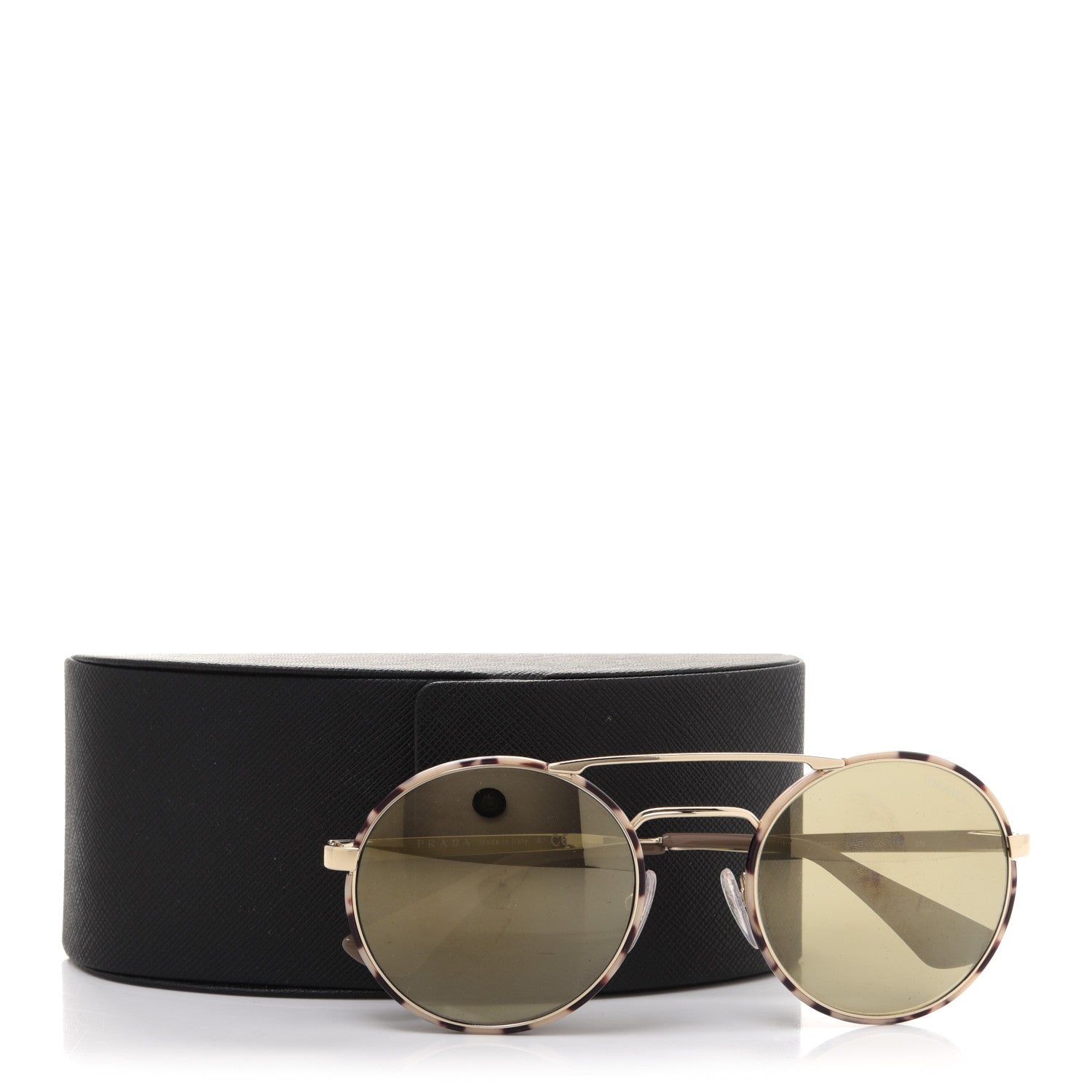 Prada Round Sunglasses SPR51S Tortoise 8 of 8