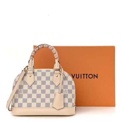 Louis Vuitton Damier Azur Braided Alma BB 10 of 10