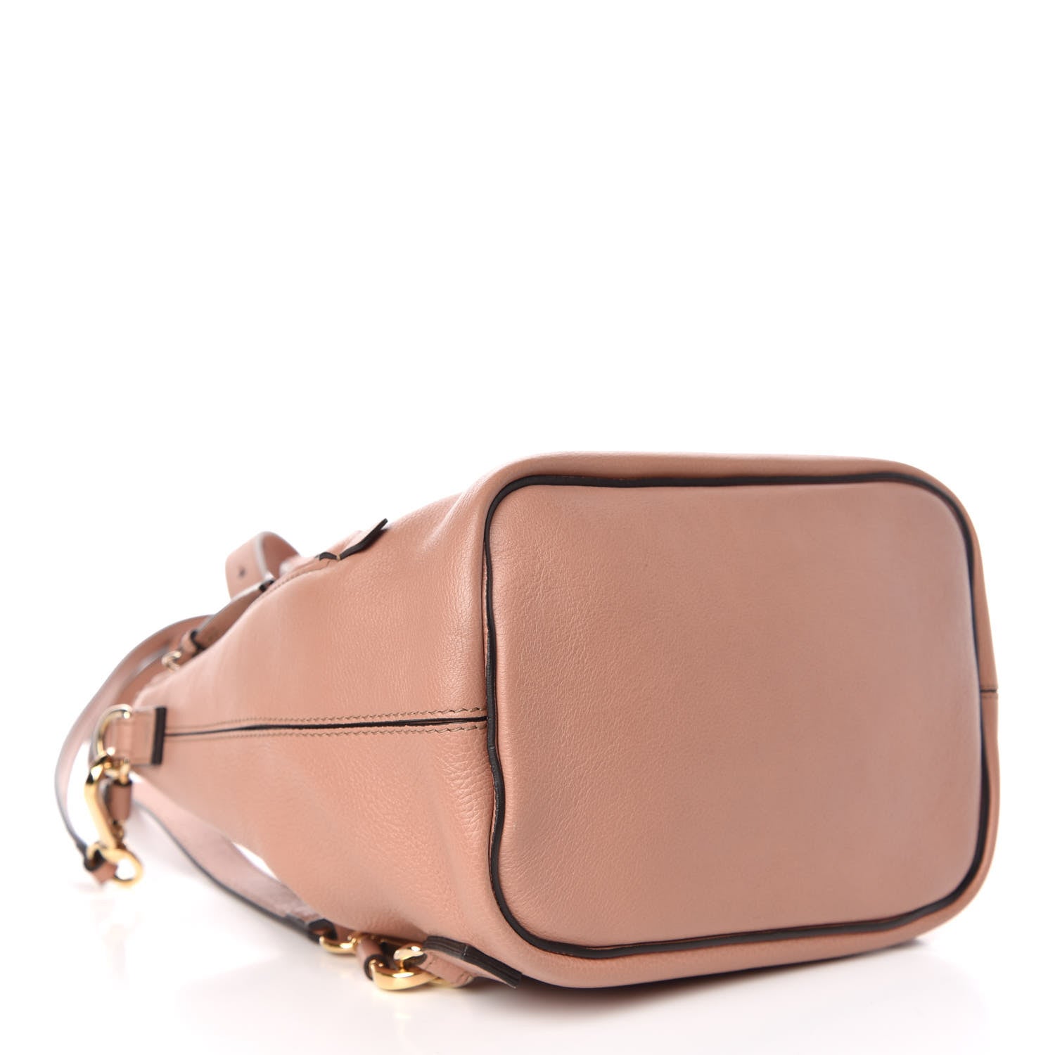 Chloe Suede Calfskin Small Faye Backpack Nougat 5 of 10