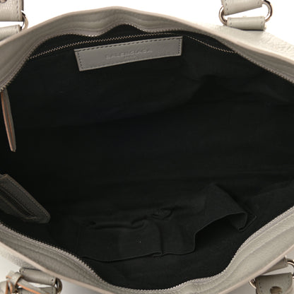 Balenciaga Chevre Silver Metallic Edge Hardware City Gris Glace 5 of 10