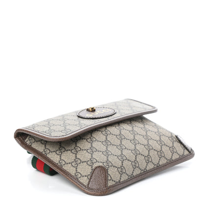Gucci GG Supreme Monogram Neo Vintage Web Belt Bag Brown 4 of 9