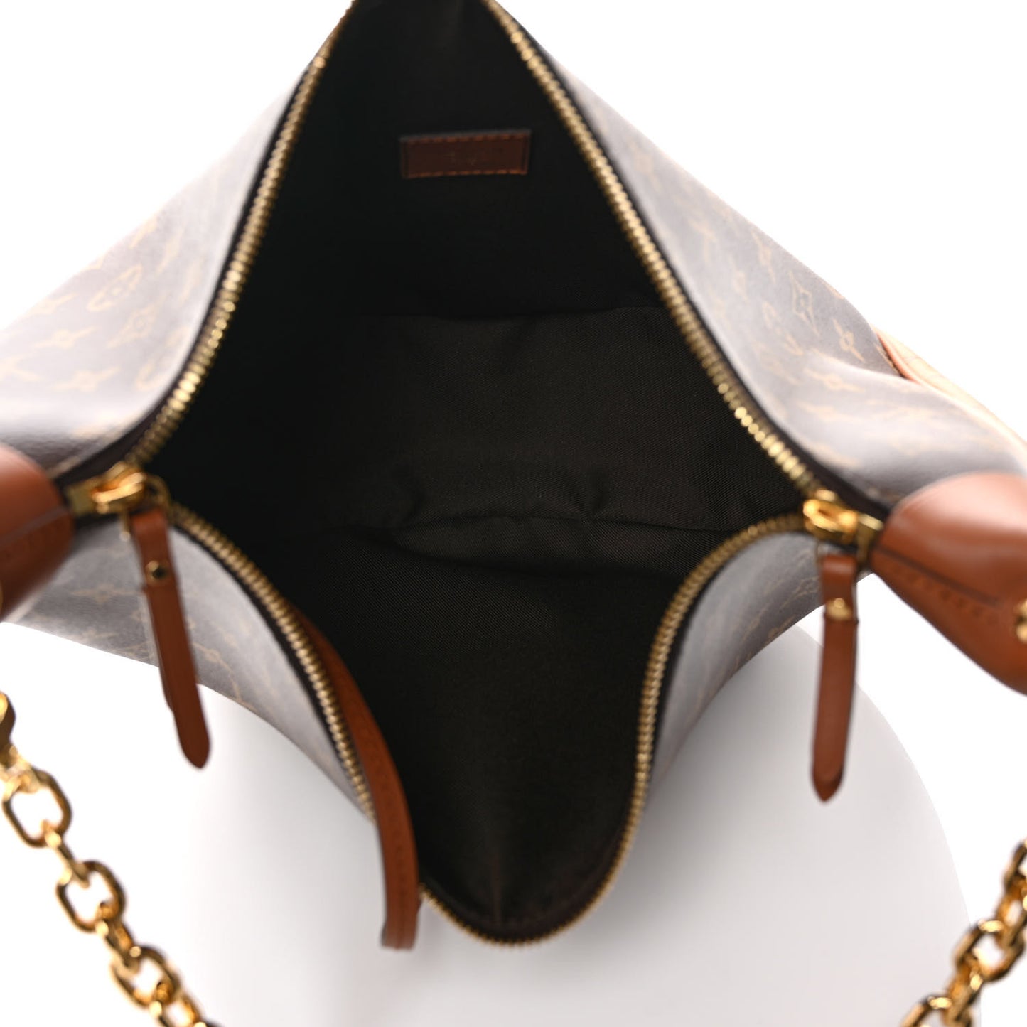 Reverse Monogram Loop Hobo