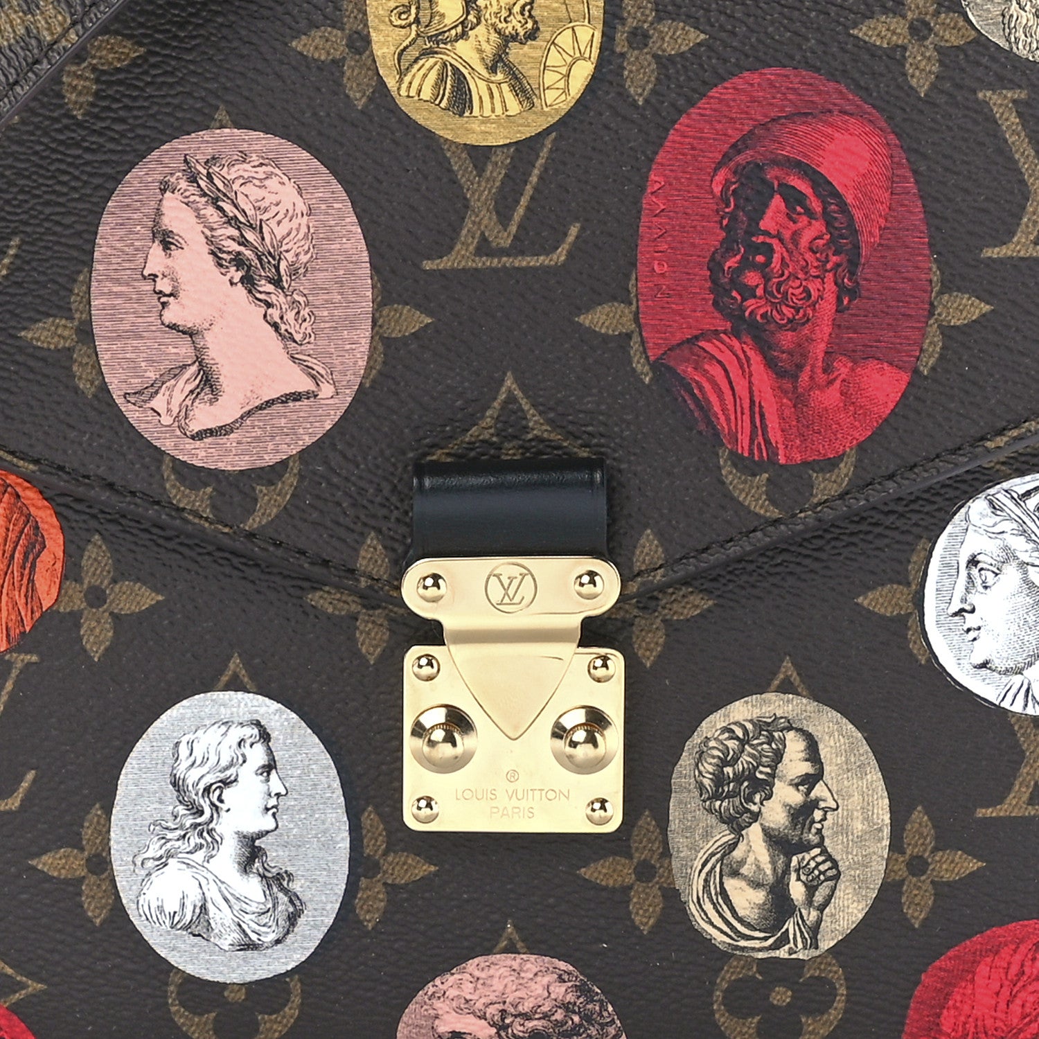 Louis Vuitton X FORNASETTI Monogram Cameo Pochette Metis 9 of 13