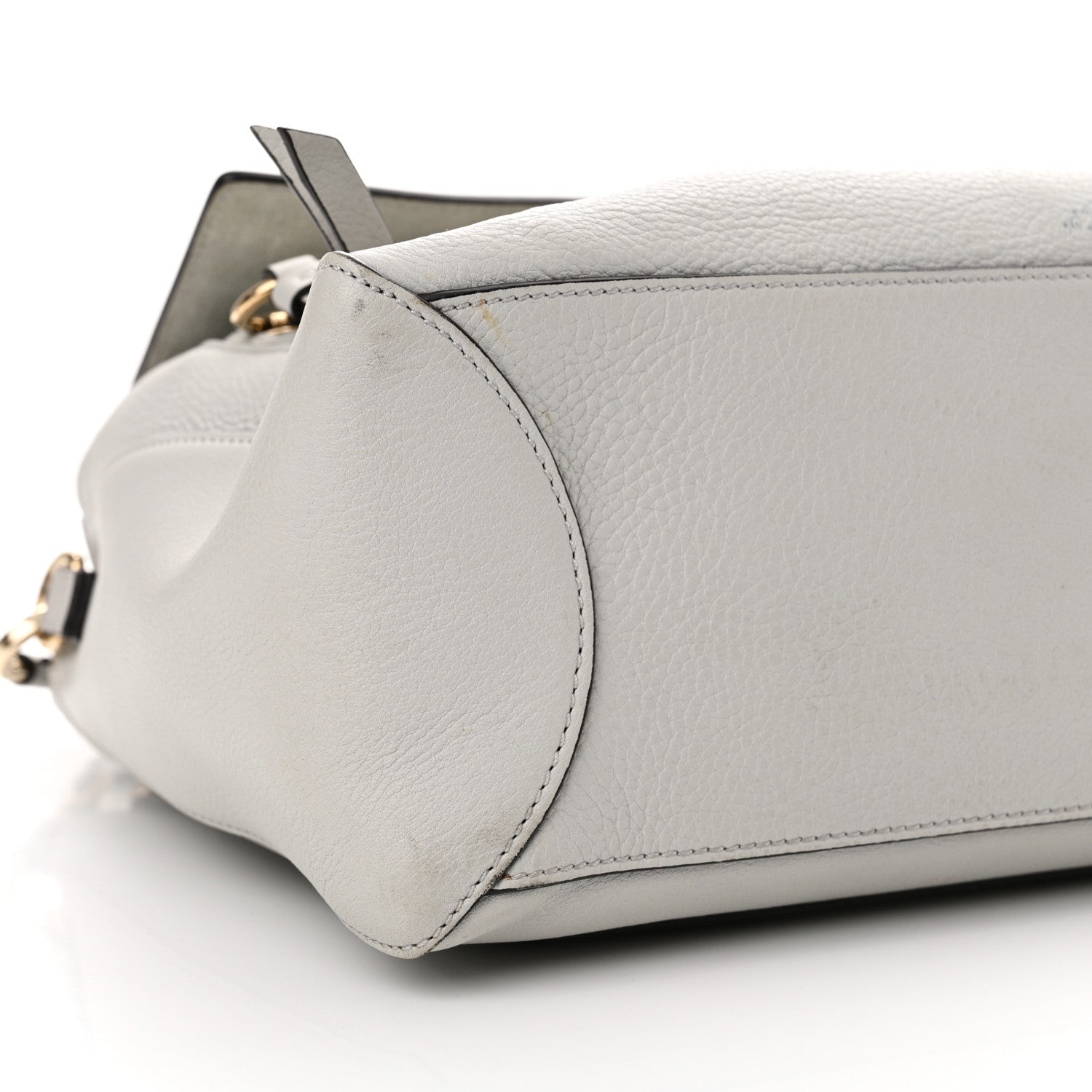 Chloe Calfskin Medium Faye Day Shoulder Bag Airy Grey 9 of 16