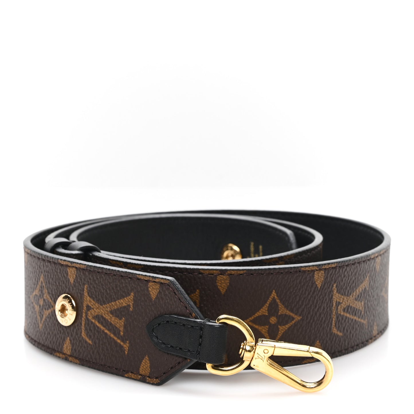 Monogram Adjustable Bandouliere Shoulder Strap Black