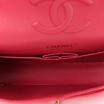 Chanel Caviar Quilted Medium Double Flap Dark Pink 5 of 10
