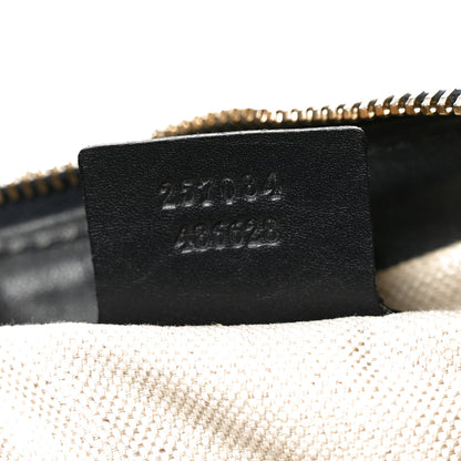 Gucci Monogram Vintage Web Medium Hobo Navy 7 of 11