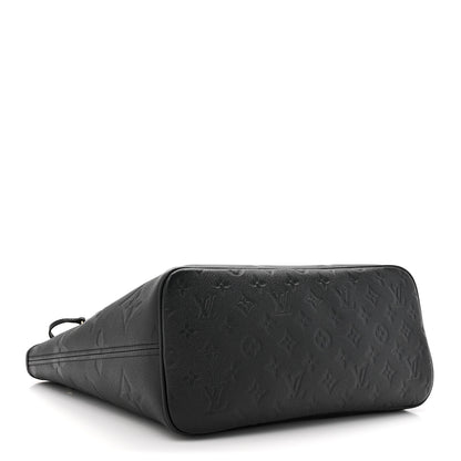 Louis Vuitton Empreinte Monogram Giant Neverfull MM Black 4 of 10