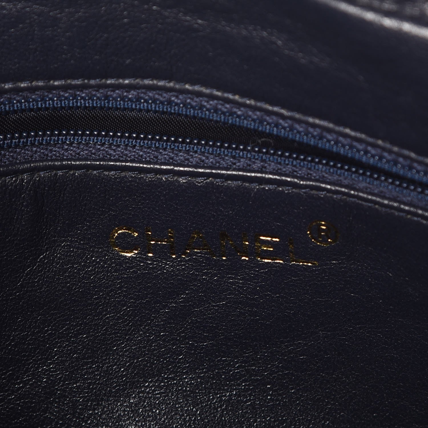 Chanel Lambskin Quilted Tassel Camera Case Navy 5 of 8