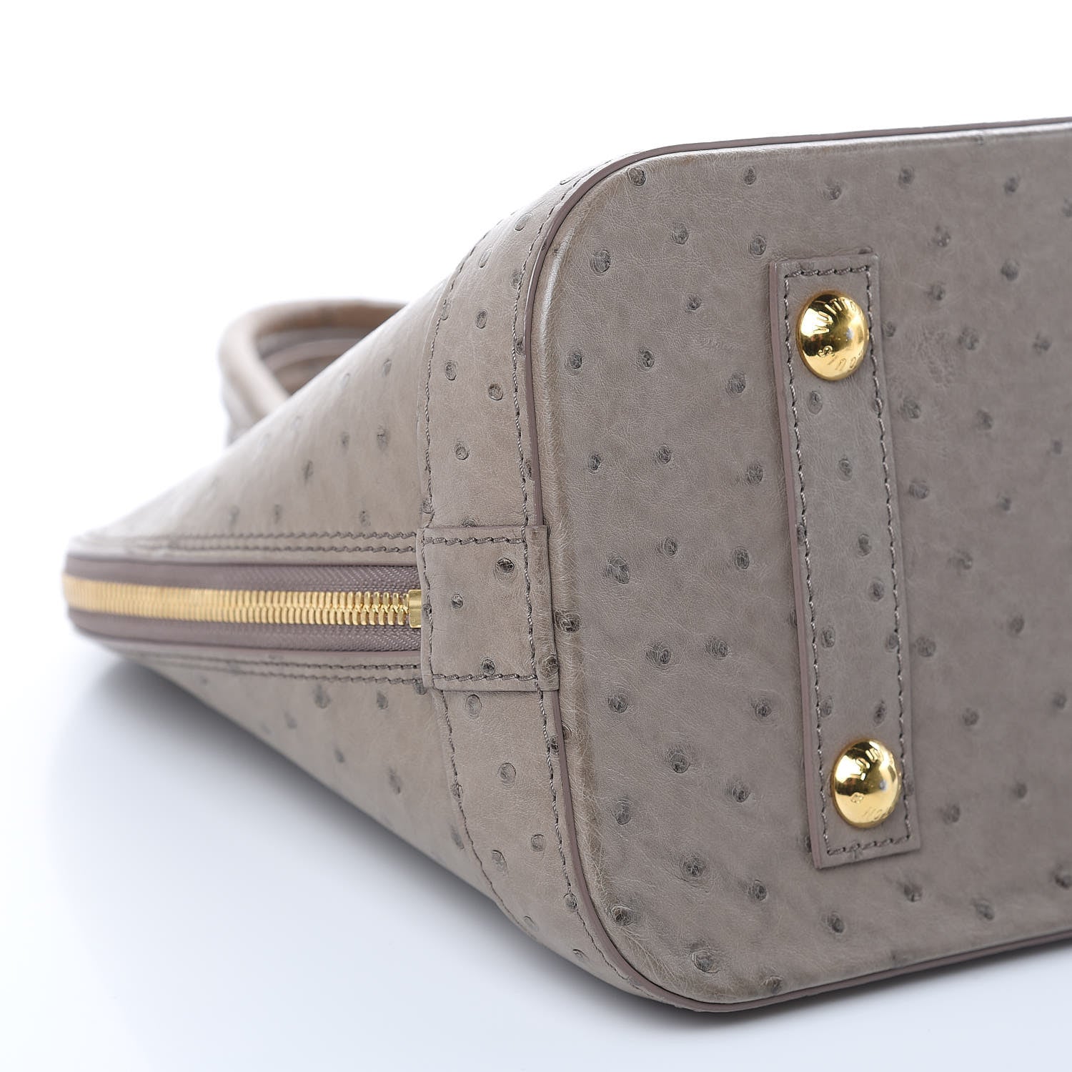 Louis Vuitton Ostrich Alma PM Gris 7 of 13
