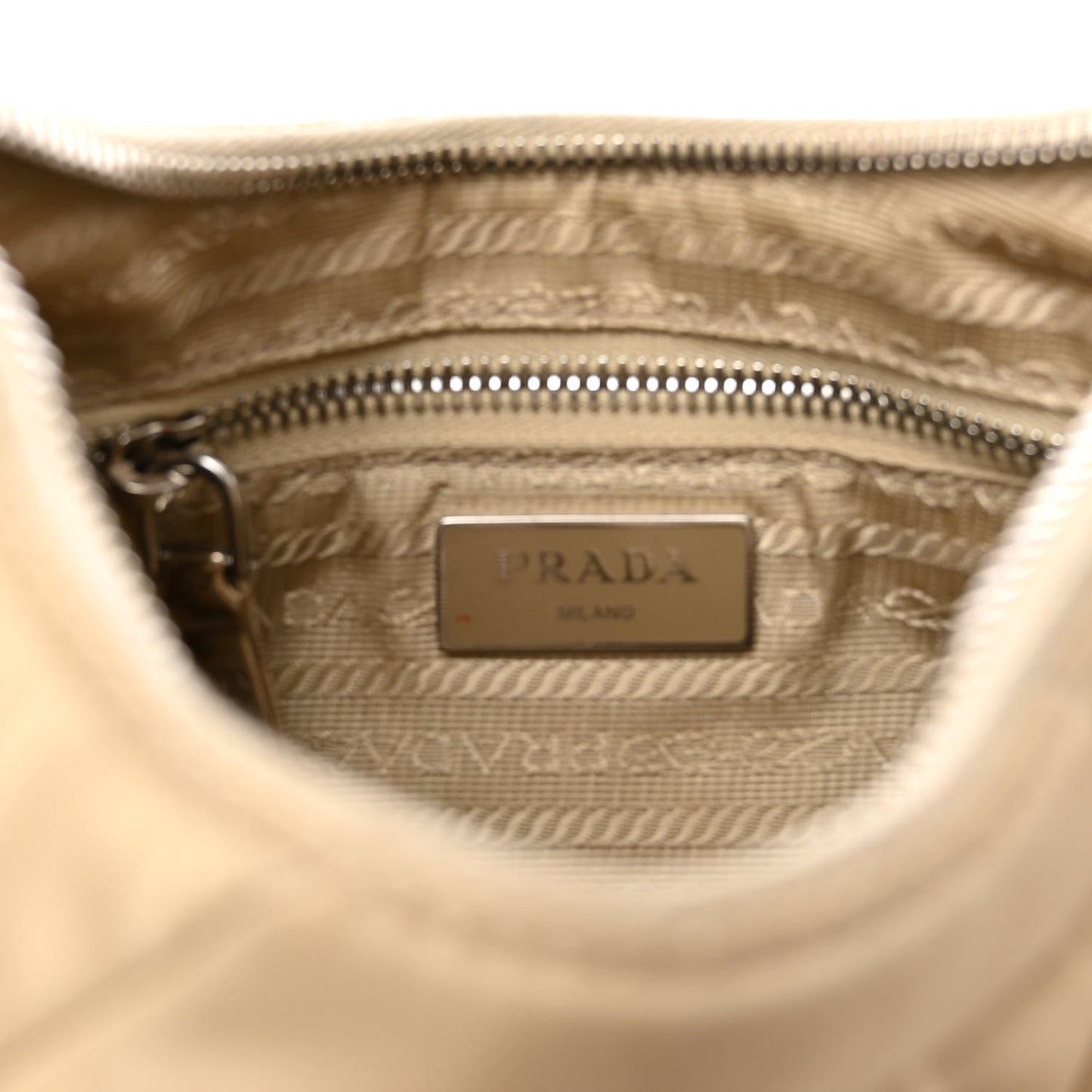 Re-Nylon Triangle Quilted Padded Patchwork System Shoulder Bag Deserto