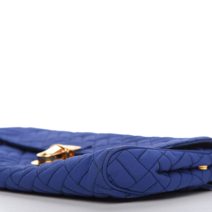 Prada Nylon Tessuto Impuntu Quilted Flap Indaco 7 of 10