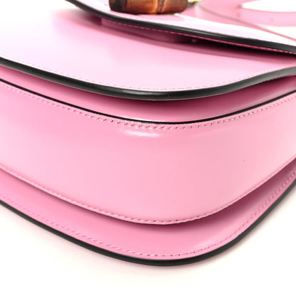 Gucci Boarded Dyana Lux Calfskin Web Mini Bamboo 1947 Top Handle Bag Nice Pink 10 of 10