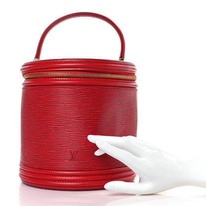 Louis Vuitton Epi Cannes Castillan Red 2 of 9