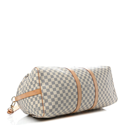 Louis Vuitton Damier Azur Keepall Bandouliere 55 3 of 9