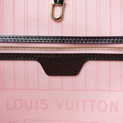 Louis Vuitton Damier Ebene Neo Neverfull MM Rose Ballerine 6 of 10