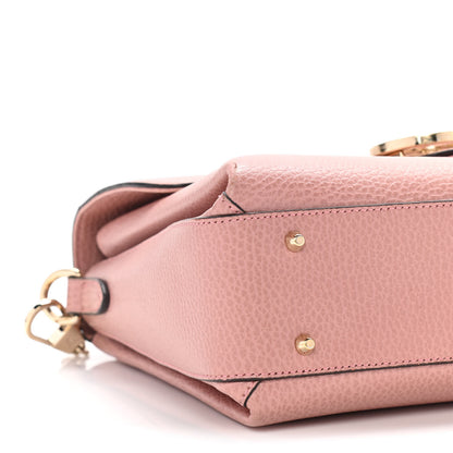 Gucci Dollar Calfskin Interlocking G Top Handle Shoulder Bag Soft Pink 9 of 20