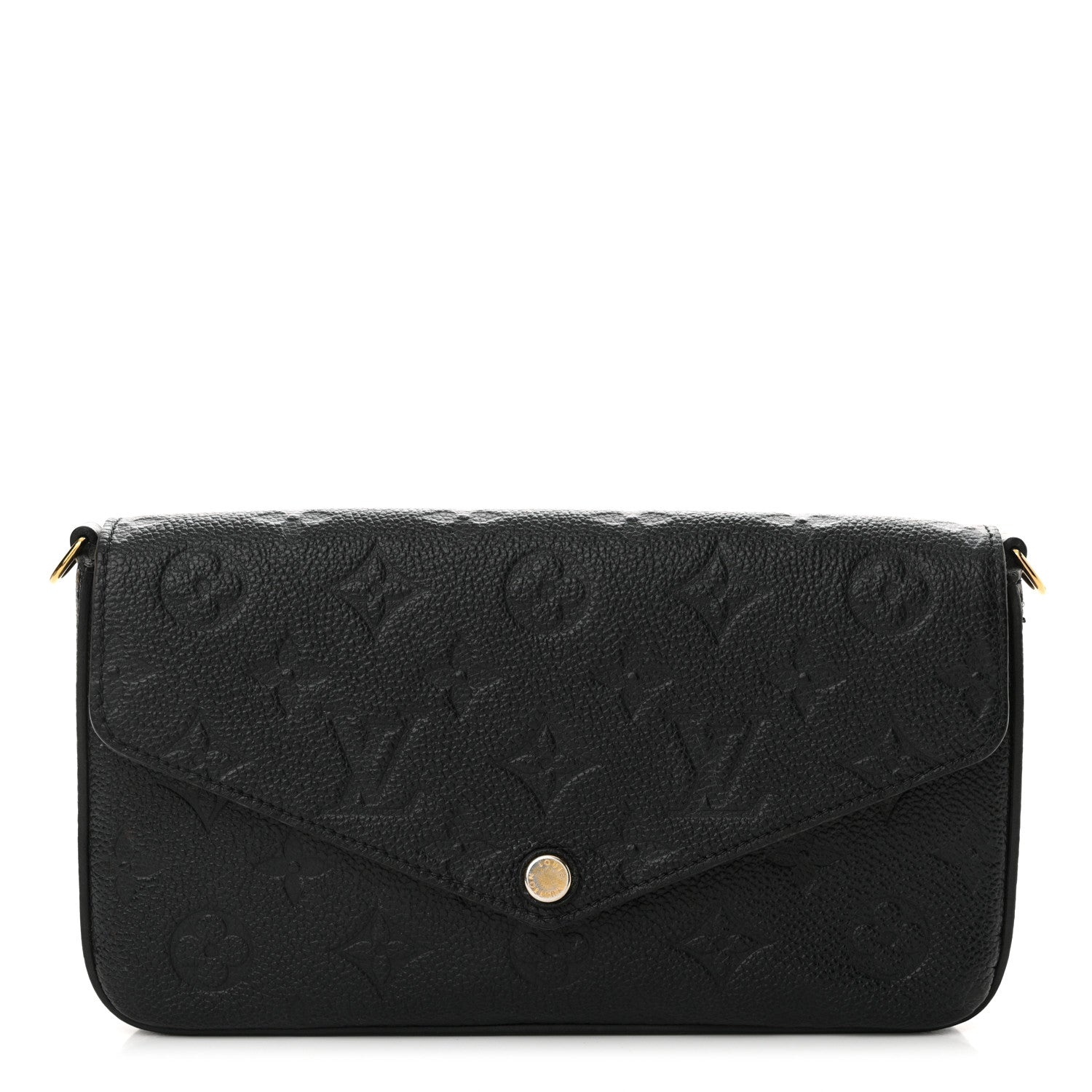 Louis Vuitton Empreinte Pochette Felicie Chain Wallet Black 1 of 17