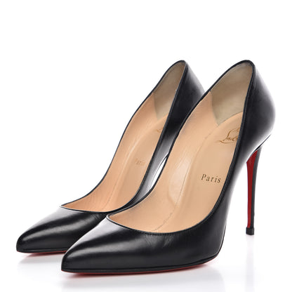 Christian Louboutin Shiny Nappa Pigalle Follies 100 Pumps 37 Black 3 of 17