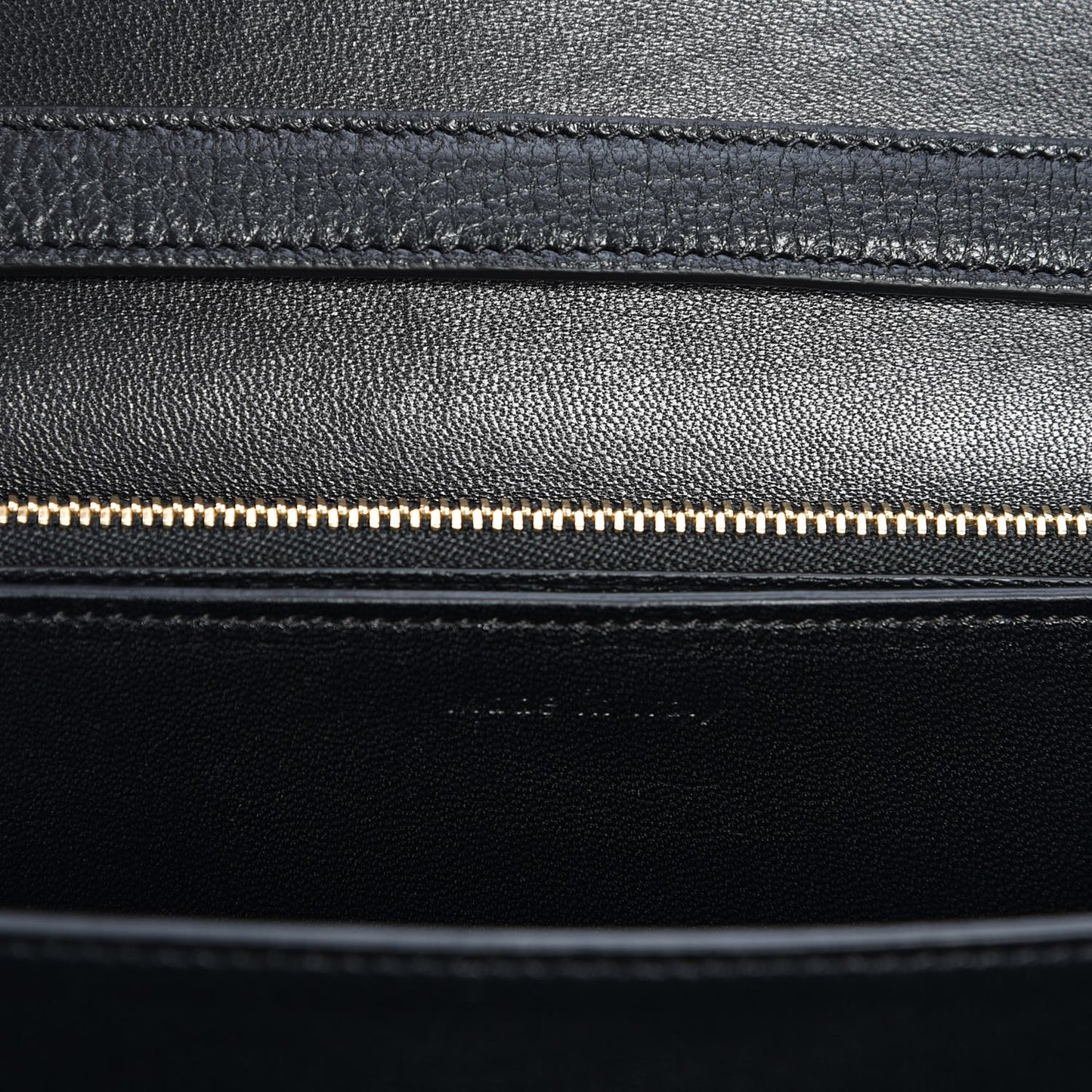 Goatskin Medium Classic Box Flap Bag Black