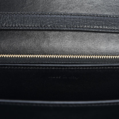 Celine Goatskin Medium Classic Box Flap Bag Black 6 of 7