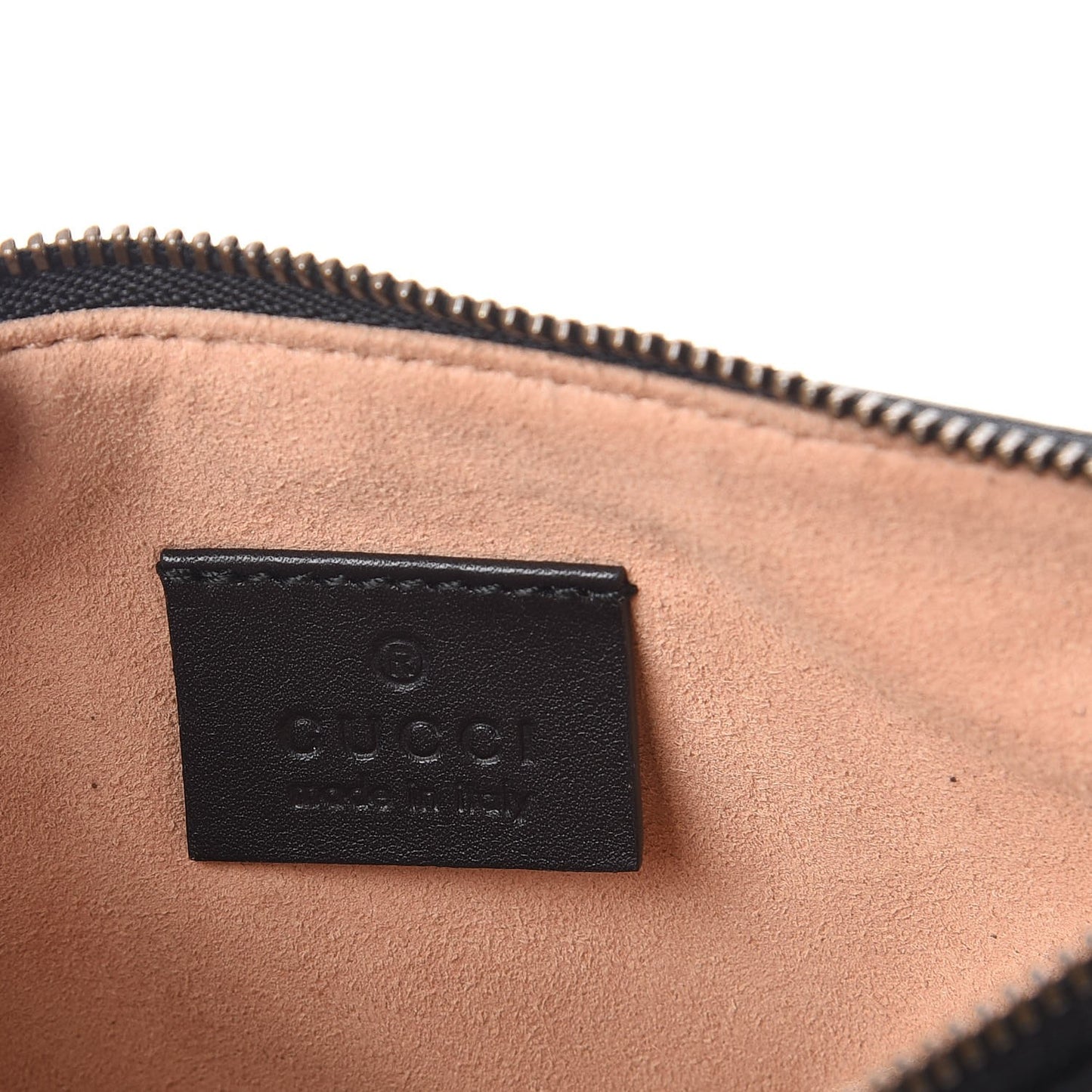 Calfskin Matelasse Mini GG Marmont Chain Bag Black