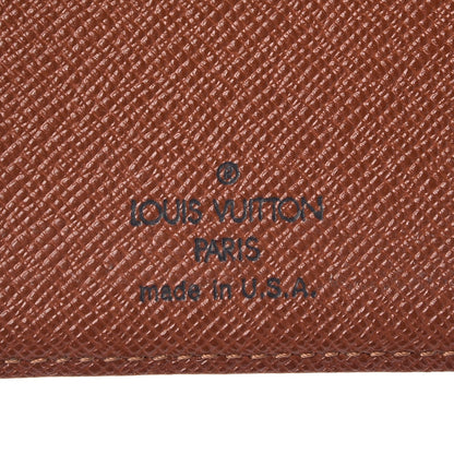 Louis Vuitton Monogram Simple Checkbook Holder Wallet Cover 6 of 7