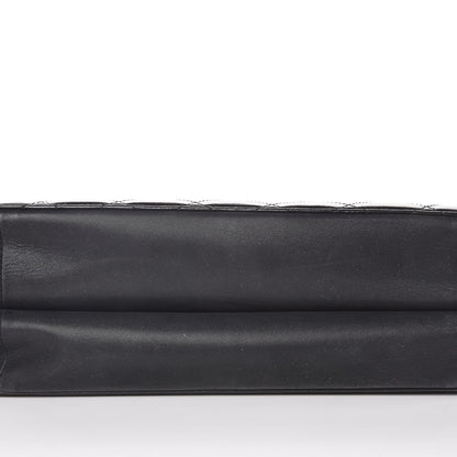 Chanel Glazed Iridescent Calfskin Quilted Tote Black 10 of 10