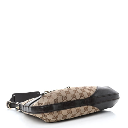 Gucci Monogram Hasler Hobo Dark Brown 3 of 4