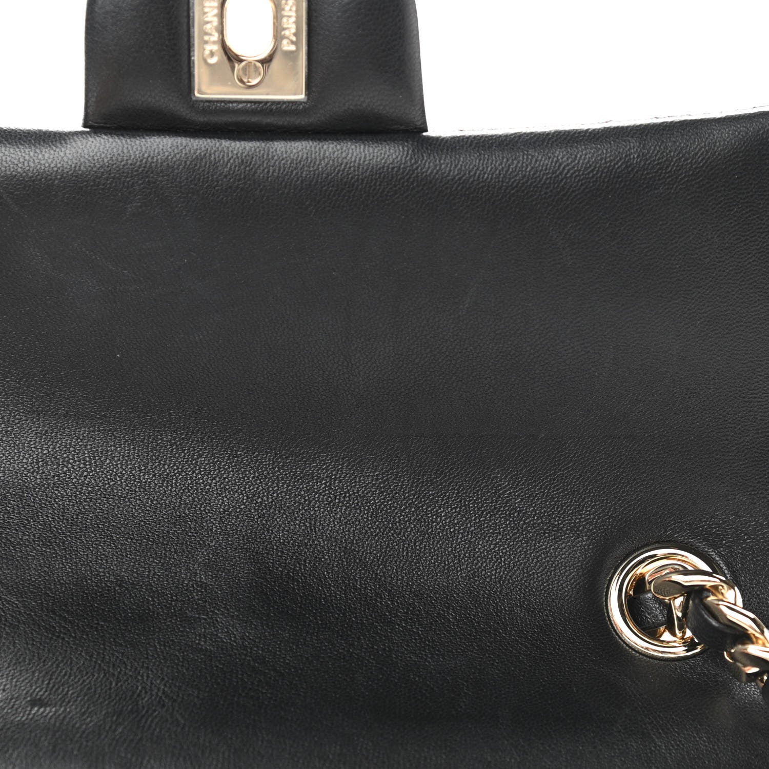 Chanel Lambskin Quilted Mini Coco Charms Rectangular Flap Black 10 of 14