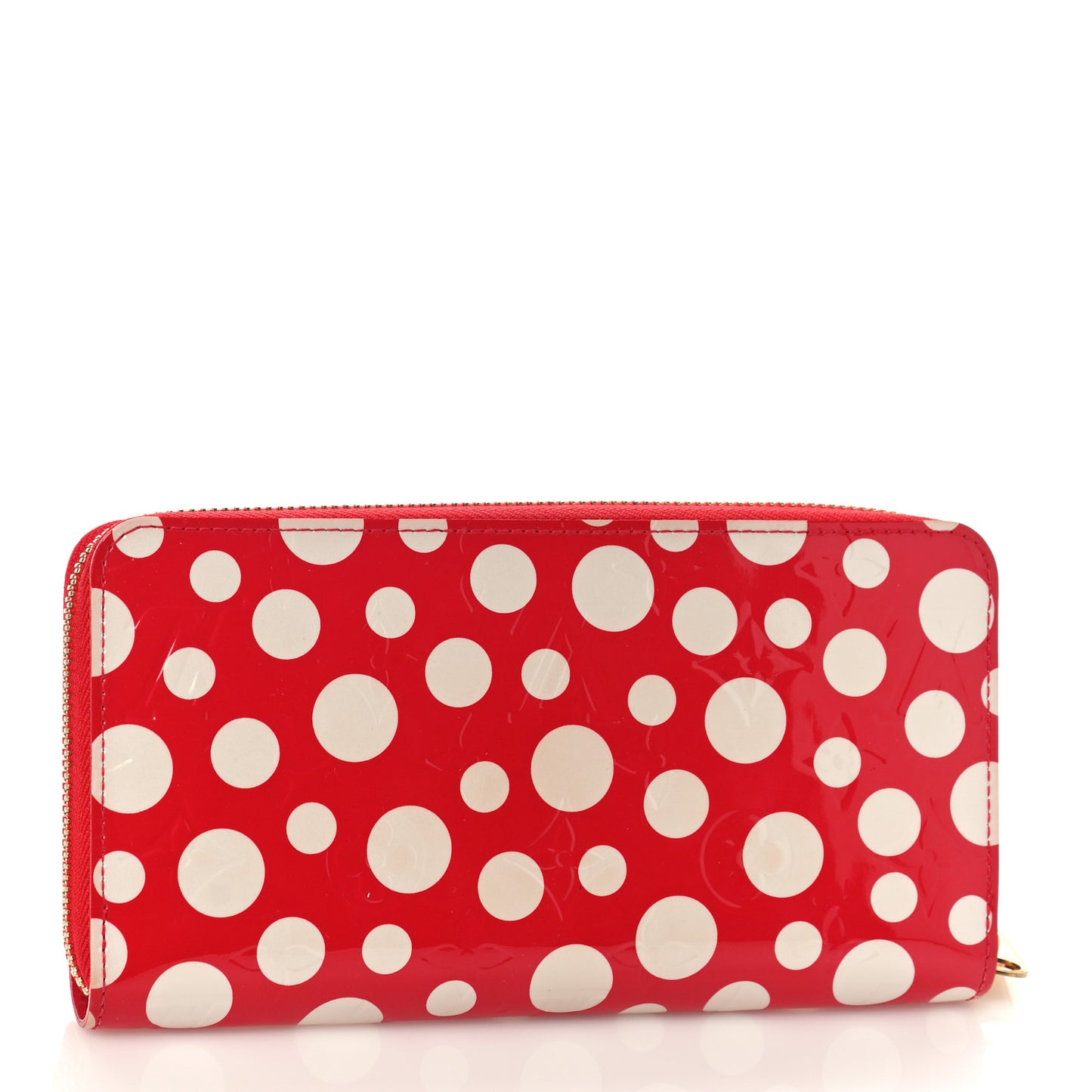 Vernis Kusama Infinity Dots Zippy Wallet Red