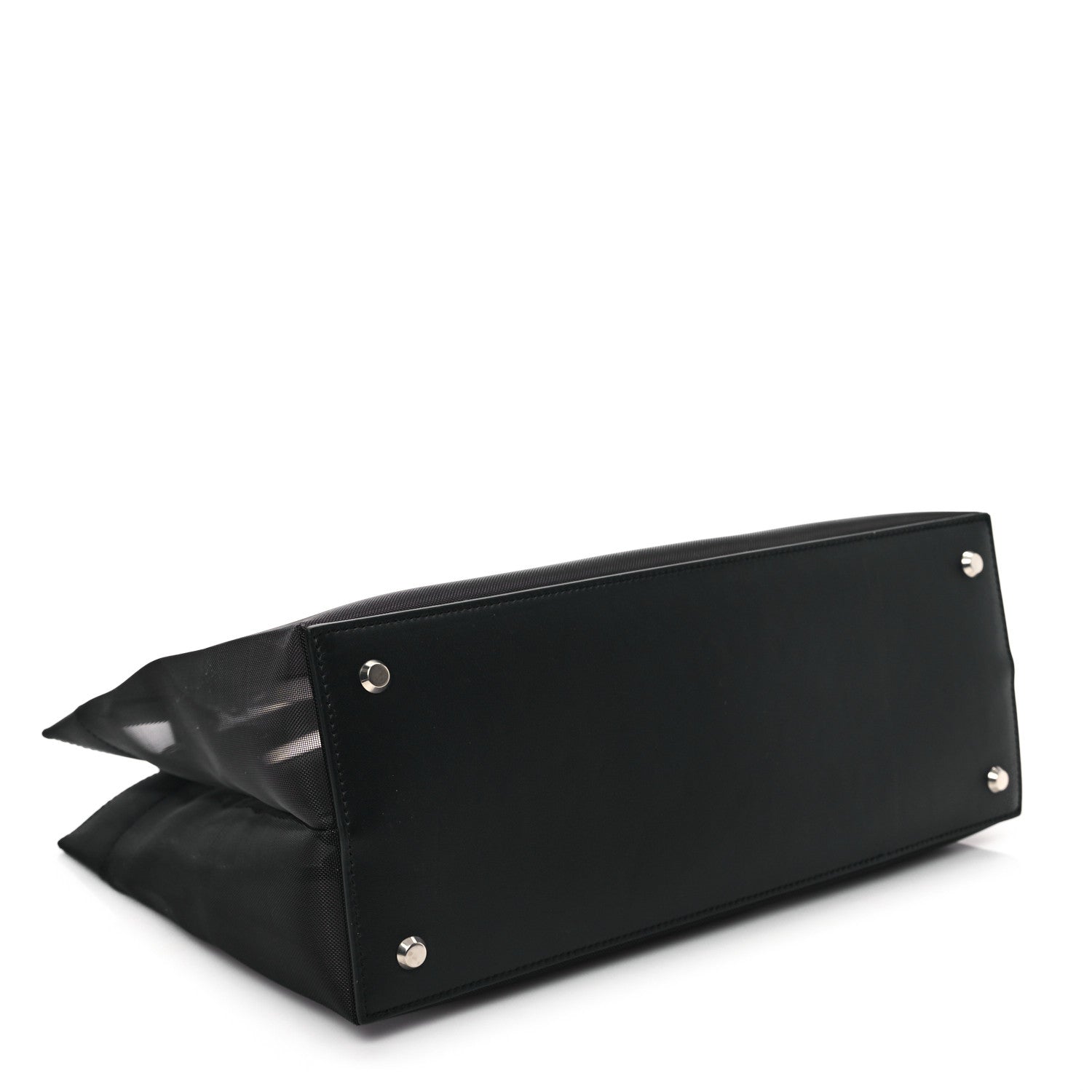 Balenciaga Nylon Mesh Duty Free Cabas Medium Tote Black 5 of 11