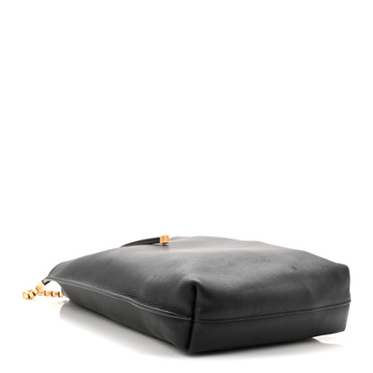 Saint Laurent Calfskin Small Suzanne Hobo Black 5 of 11