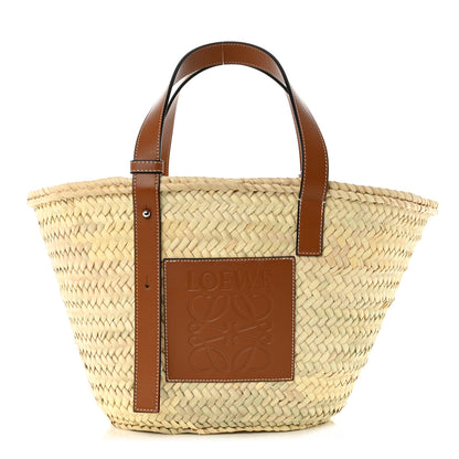 Loewe Raffia Basket Tote Bag Natural Tan 1 of 10