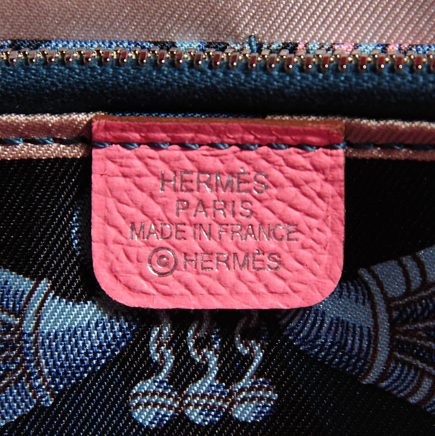 Hermes Epsom Silk'in Wallet Rose Confetti 6 of 12