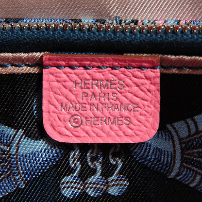 Hermes Epsom Silk'in Wallet Rose Confetti 6 of 12