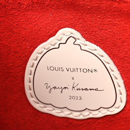 Louis Vuitton LV X YK Monogram Kusama Epi Cluny Mini White Red 6 of 9