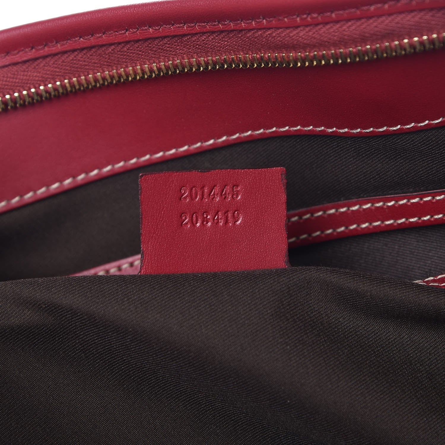 Gucci GG Supreme Monogram XL Web Tote Red 7 of 9